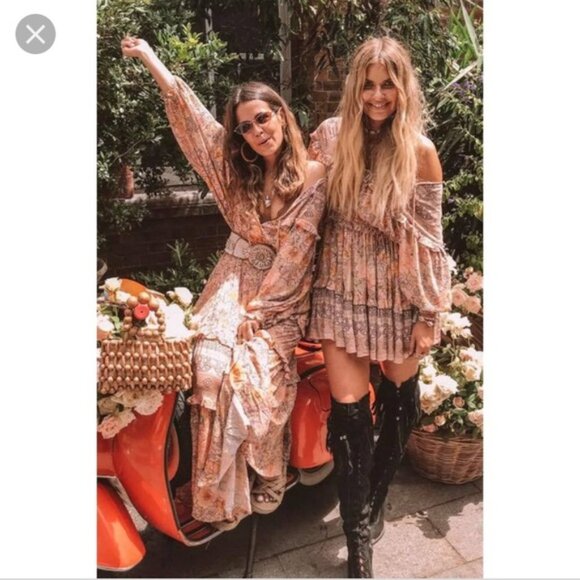 Spell & The Gypsy Collective, Amethyst Playdress in Blush, Size Small - Picture 2 of 5